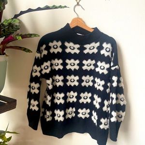 ASOS black and white sweater